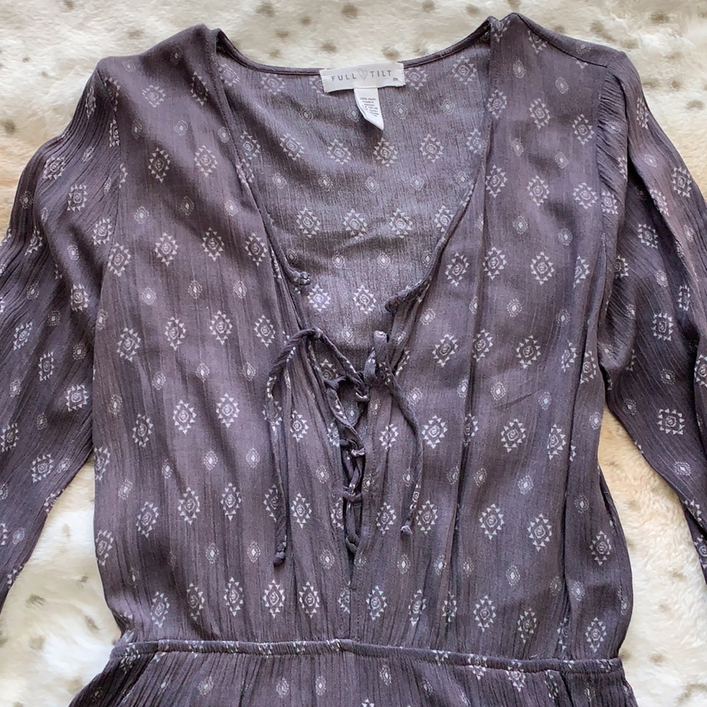 Full Tilt Purple Romper - Picture 3 of 3